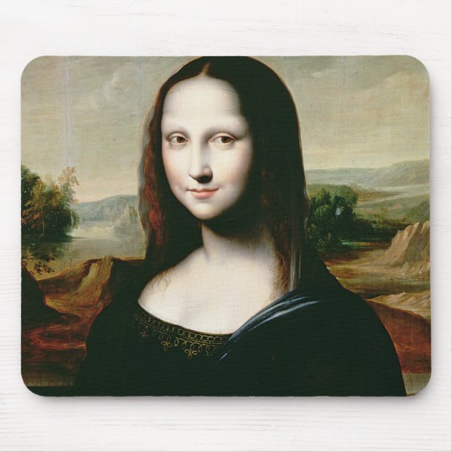 Mona Lisa, Kopie der Malerei von LEONARDO DA Vin Mousepad (Vorne)