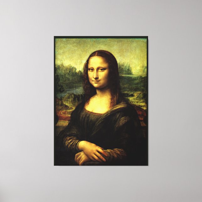 Mona Lisa, Kunstmalerei, Leinwanddruck (Vorderseite)