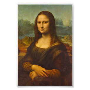 Mona Lisa, La Joconde von Leonardo da Vinci Fotodruck