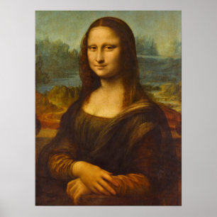 Mona Lisa, La Joconde von Leonardo da Vinci Poster