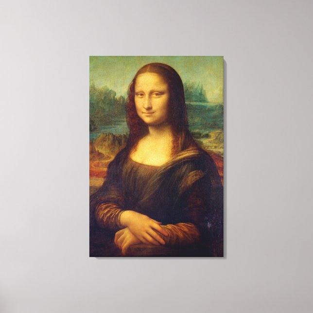 Mona Lisa Leinwanddruck (Vorderseite)