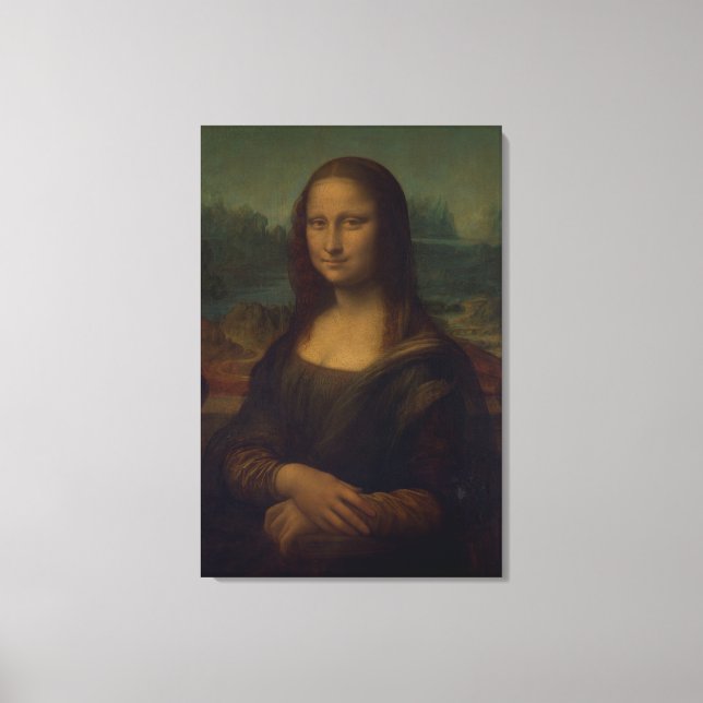 Mona Lisa Leinwanddruck (Vorderseite)