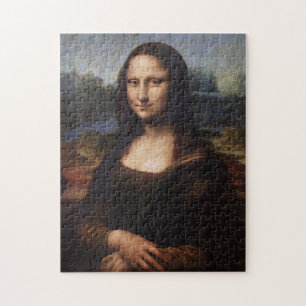 Mona Lisa & Leonardo da Vinci /altes Italien Puzzle
