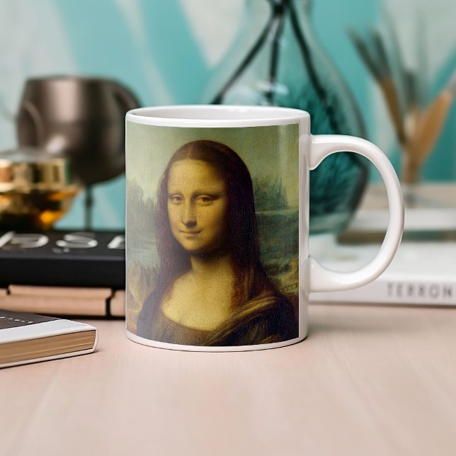 Mona Lisa | Leonardo da Vinci Kaffeetasse (Von Creator hochgeladen)