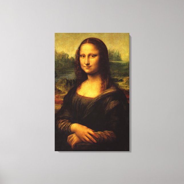 Mona Lisa, Leonardo Da Vinci, klassisches Gemälde Leinwanddruck (Vorderseite)