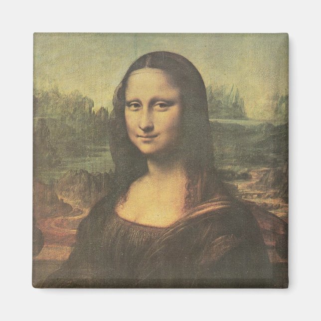Mona Lisa Leonardo da Vinci Kunst Magnet (Vorne)