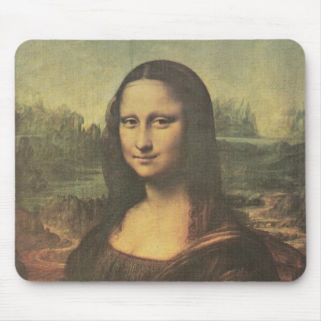 Mona Lisa Leonardo da Vinci Kunst Mousepad (Vorne)