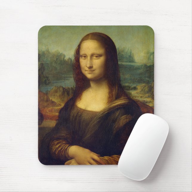 Mona Lisa | Leonardo da Vinci Mousepad (Mit Mouse)