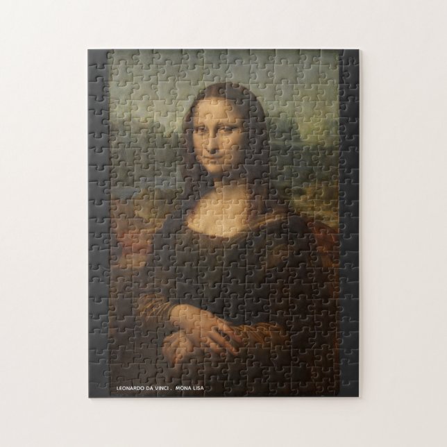 Mona Lisa Leonardo Da Vinci Puzzle (Vertikal)