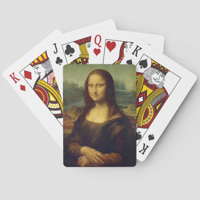 Mona Lisa | Leonardo da Vinci Spielkarten (Rückseite)