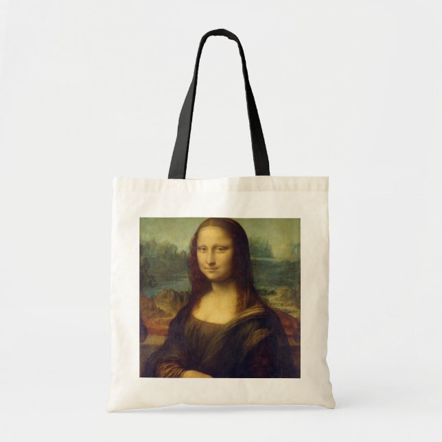 Mona Lisa, Leonardo da Vinci Tragetasche (Vorne)