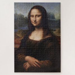 Mona Lisa & Leonardo da Vinci / Vintag Italien Puzzle