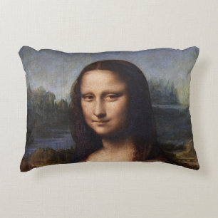 Mona Lisa & Leonardo da Vinci / Vintages Italien Dekokissen