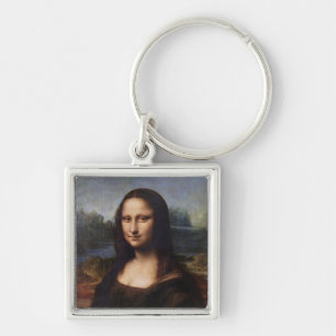 Mona Lisa & Leonardo da Vinci / Vintages Italien Schlüsselanhänger
