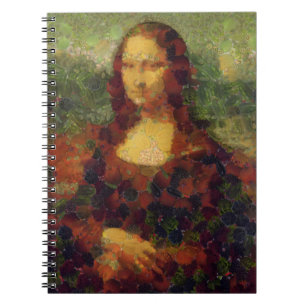 Mona Lisa Lettuce Vegane Kunstparadies Notizblock