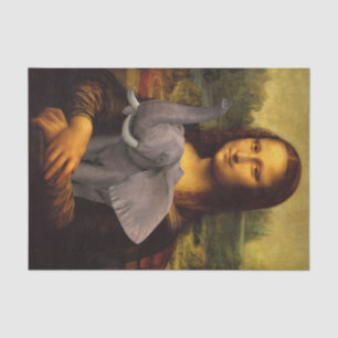 Mona Lisa Lieben Elephanten Seidenpapier
