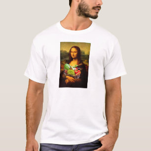 Mona Lisa Lieben Gemüse T-Shirt