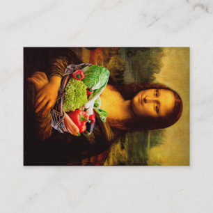 Mona Lisa Lieben Gemüse Visitenkarte