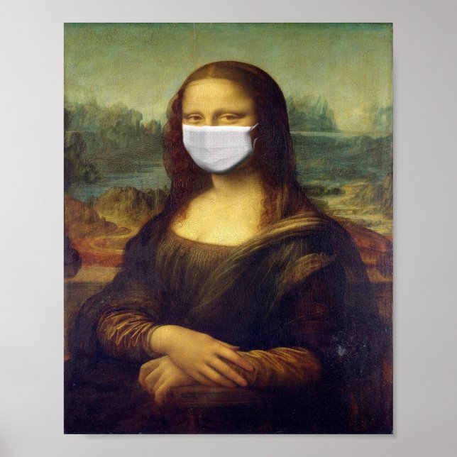 Mona Lisa Mask Poster (Vorne)