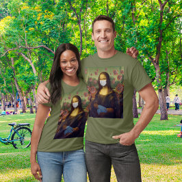 Mona Lisa maskierte das Spiel "Safe Unisex" T-Shirt