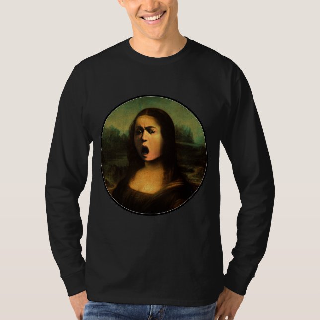 Mona Lisa Medusa Caravaggio T-Shirt (Vorderseite)