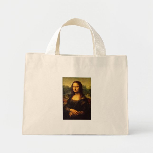 Mona Lisa Mini Stoffbeutel (Vorne)