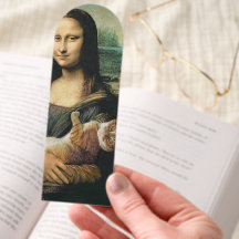 Mona Lisa mit einer Katze