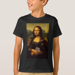 Mona Lisa mit Hamster T-Shirt