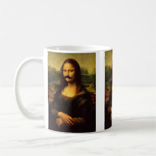 Mona Lisa mit Mustache Tasse