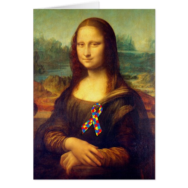 Mona Lisa mit Puzzle Ribbon (Vorne)