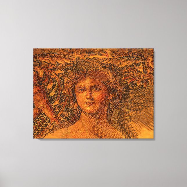 Mona Lisa Mosaic Leinwanddruck (Vorderseite)
