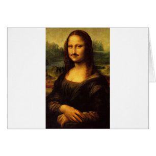 Mona lisa mustache