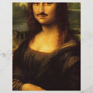Mona lisa mustache