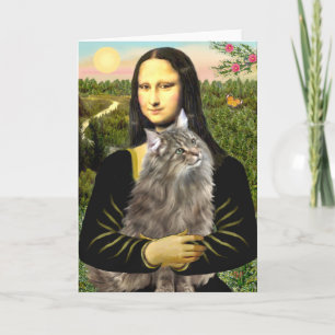 Mona Lisa - Norwegische Waldkatze Karte