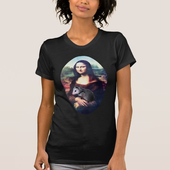 Mona Lisa Opossum T-Shirt (Vorderseite)