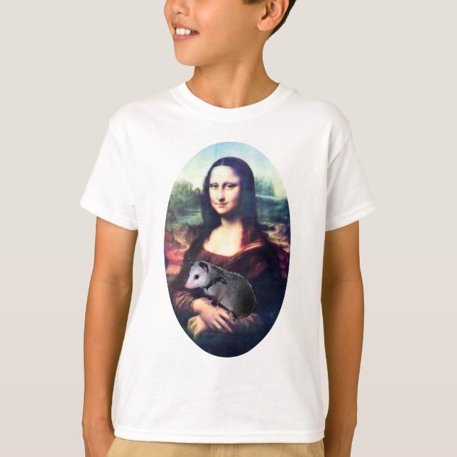 Mona Lisa Opossum T-Shirt (Vorderseite)