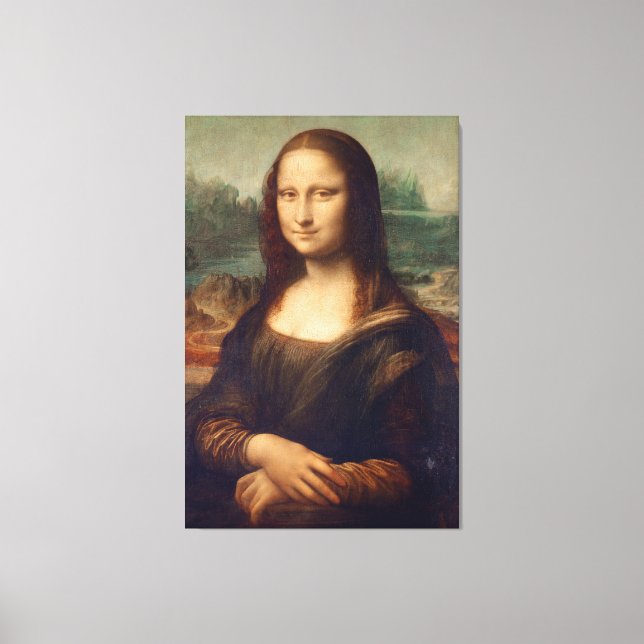 Mona Lisa Painting Leinwanddruck (Vorderseite)