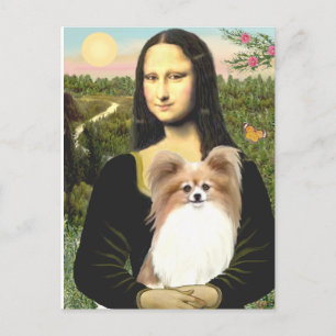 Mona Lisa - Papillon 4 Postkarte