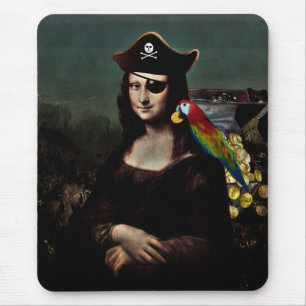 Mona Lisa Pirate Captain Mousepad