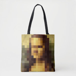 Mona Lisa pixel art Leonardo da Vinci, La Gioconda