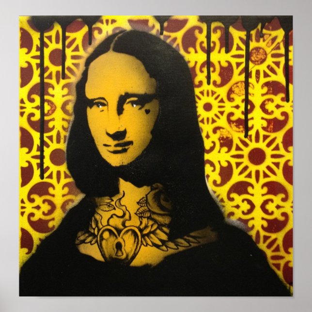 Mona-lisa-Plakatdruck Poster (Vorne)