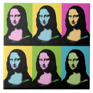 Mona Lisa - Pop Art Style Fliese