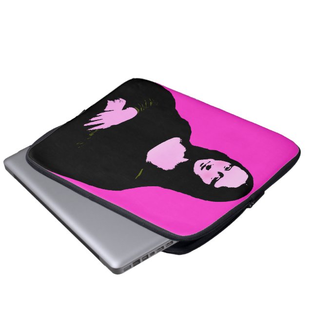 Mona Lisa Pop Art Style Laptopschutzhülle (Vorne Knopf)