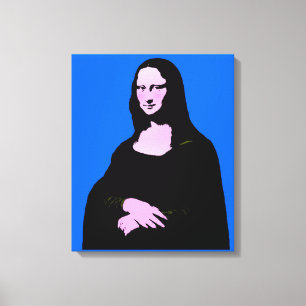 Mona Lisa Pop Art Style Leinwanddruck
