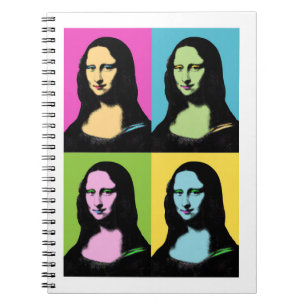 Mona Lisa - Pop Art Style Notizblock