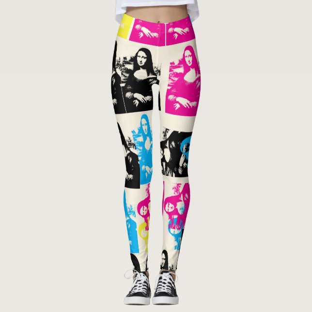 Mona Lisa POP Leggings (Vorderseite)