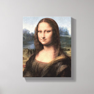 Mona Lisa Portrait / Malerei Leinwanddruck