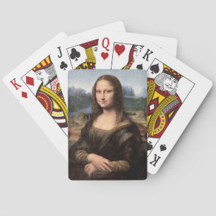 Mona Lisa Portrait Painting Spielkarten