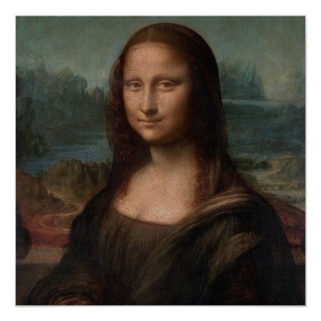 Mona Lisa Portrait Poster (Vorderseite)