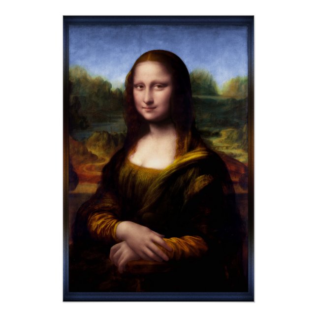 Mona Lisa (Portrait von Lisa Gherardini) Poster (Vorderseite)